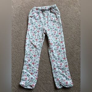 Reserved Kids Floral Print Leggings - Pink and Green